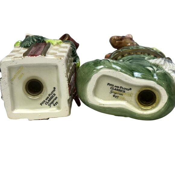 Fitz and Floyd Classics 'Gregorian' 2005 Salt/Pepper Shaker Set-in Box-Excellent - Picture 5 of 7